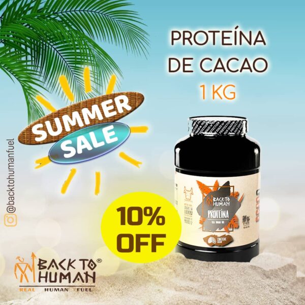 imagen producto promocional proteina de cacao verano 2023